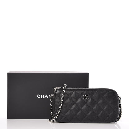 Chanel Caviar Quilted Small Clutch With Chain Black 9 of 9