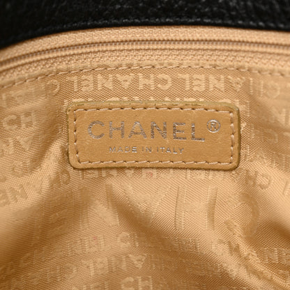Chanel Grained Calfskin Tassel Hobo Black 6 of 15