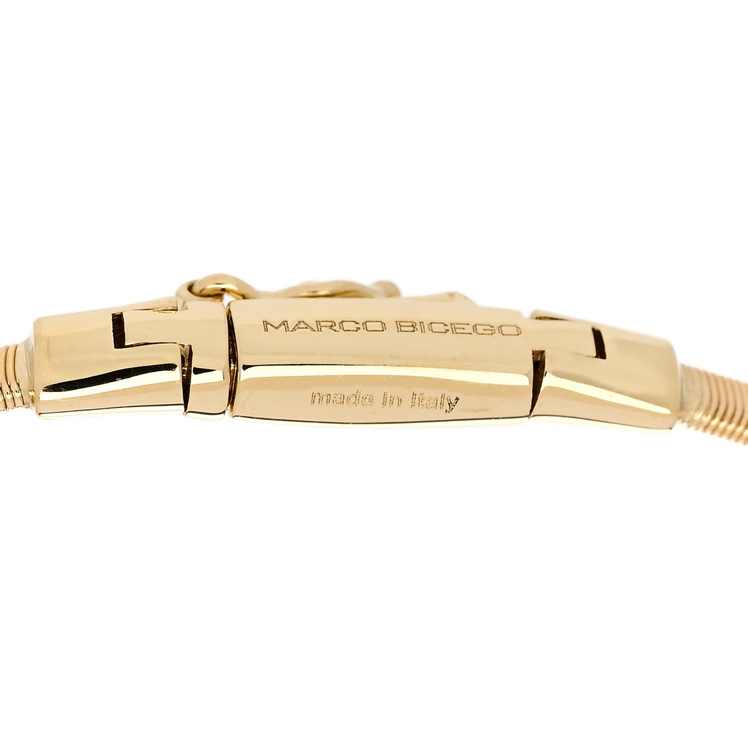 Marco Bicego 18K Yellow White Gold Diamond Masai Bracelet 3 of 4