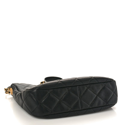 Chanel Caviar Quilted Twist Your Buttons Hobo Black 6 of 12