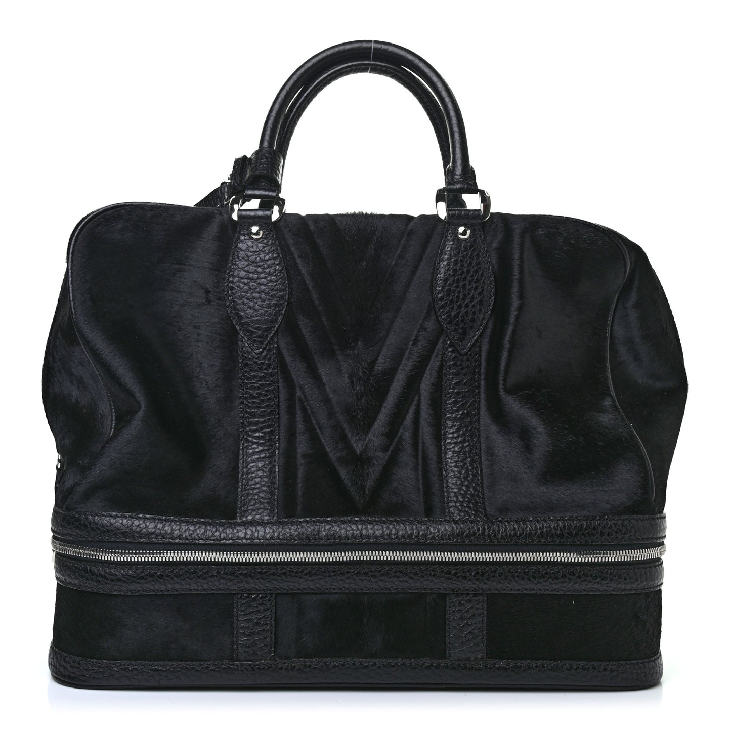 Pony Hair Mens Whistler Carryall Black
