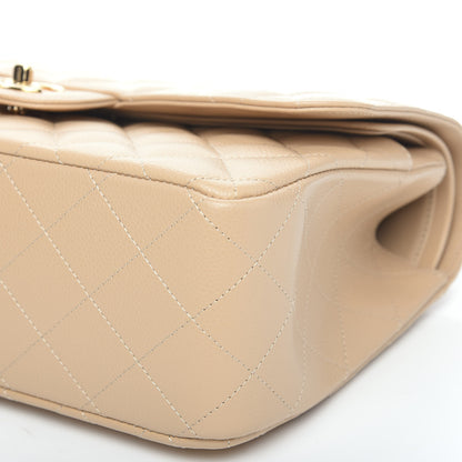 Chanel Caviar Quilted Jumbo Double Flap Beige Clair 8 of 11