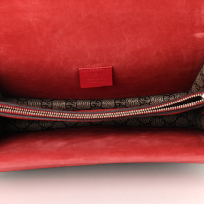 Gucci GG Supreme Monogram Small Dionysus Shoulder Bag Red 5 of 12