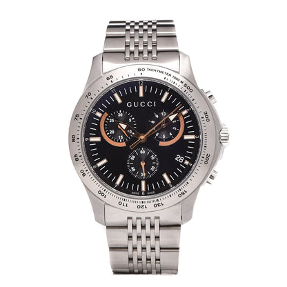 Gucci Stainless Steel 46mm G-Timeless Chronograph Quartz Watch Black 1 of 7