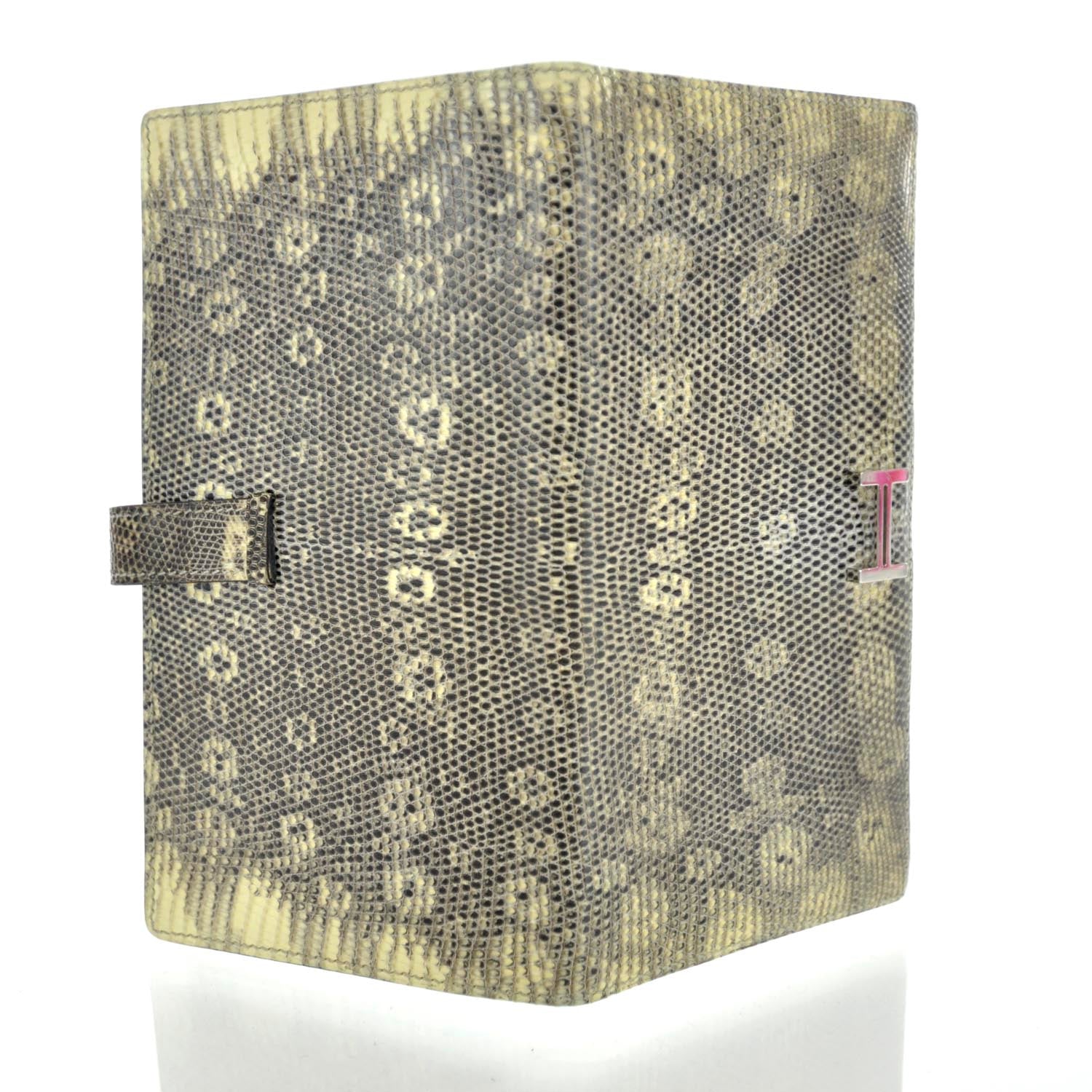 Hermes Lizard Bearn Wallet Ombre 3 of 10