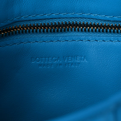 Bottega Veneta Nappa Maxi Intrecciato Small Padded Cassette Crossbody Bag Pool Blue 6 of 10