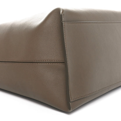 Loewe Supple Smooth Calfskin Jacquard Cubi Crossbody Bag Winter Brown 8 of 9
