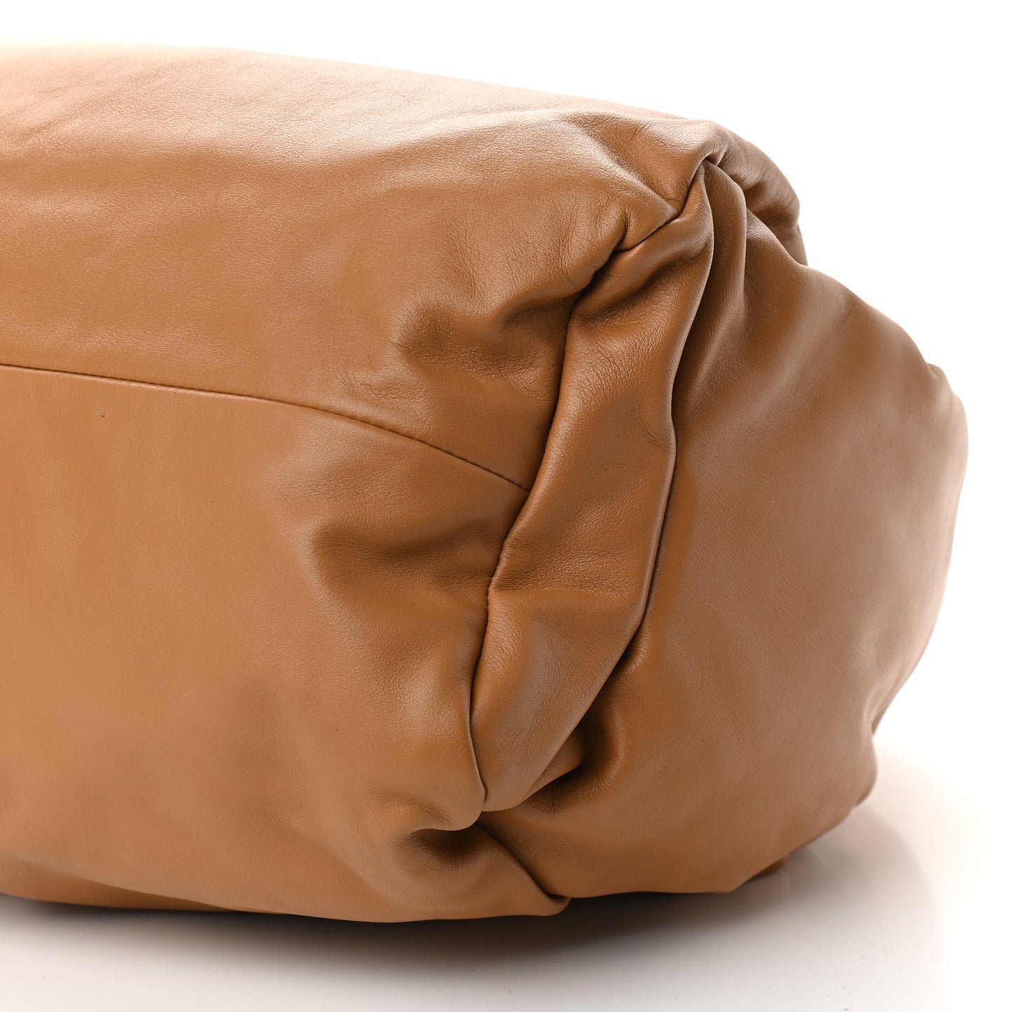 Smooth Butter Calfskin Large The Shoulder Pouch Cammello