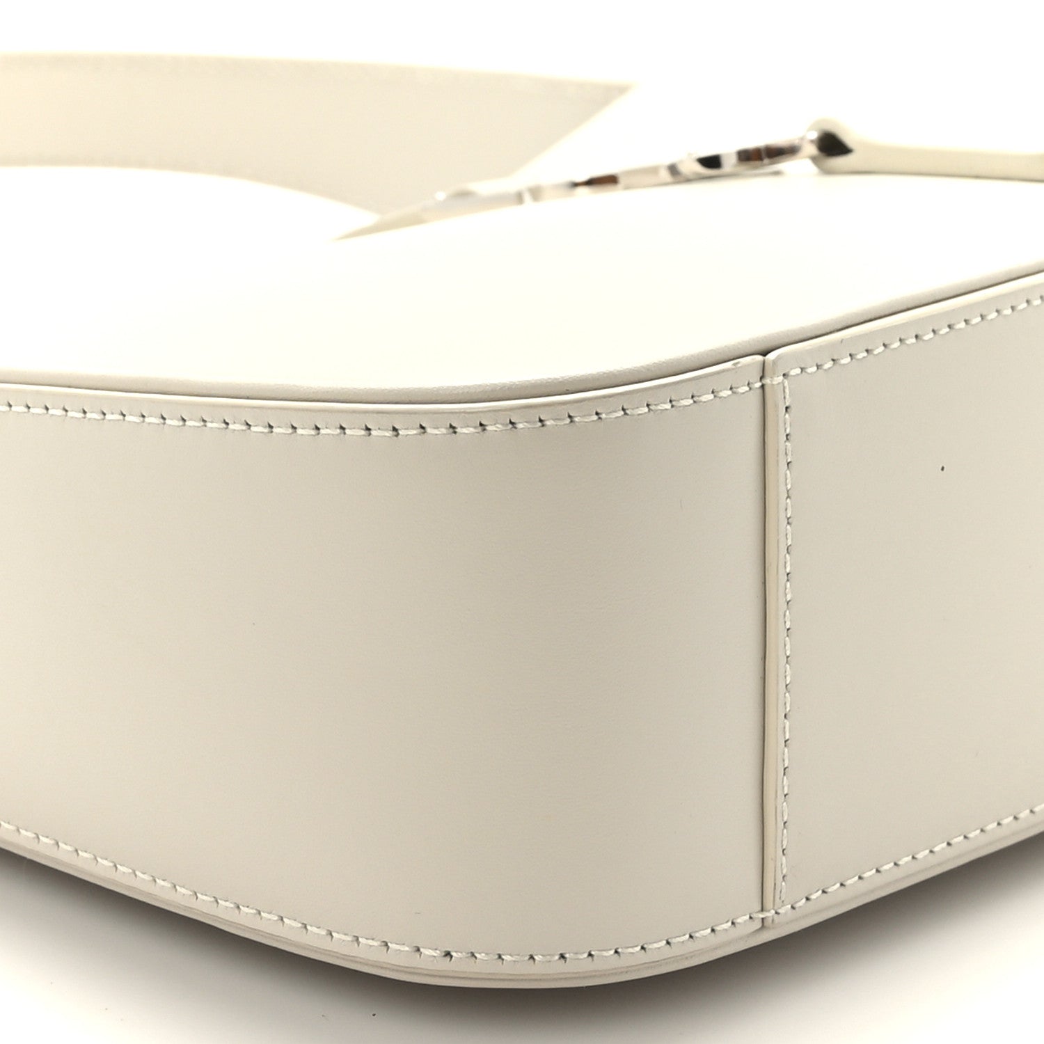 Saint Laurent Smooth Calfskin Le 5 A 7 Hobo Crema Soft 8 of 9