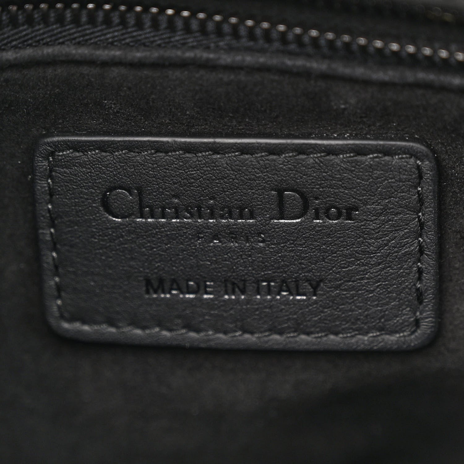 Christian Dior Ultra Matte Calfskin Cannage Medium Lady Dior Black 6 of 11
