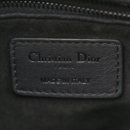 Christian Dior Ultra Matte Calfskin Cannage Medium Lady Dior Black 6 of 11