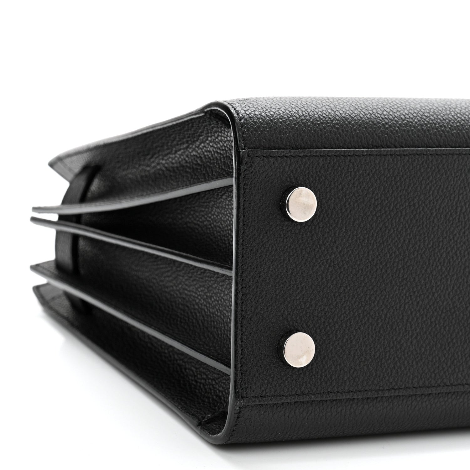 Saint Laurent Grained Calfskin Baby Sac De Jour Black 9 of 10