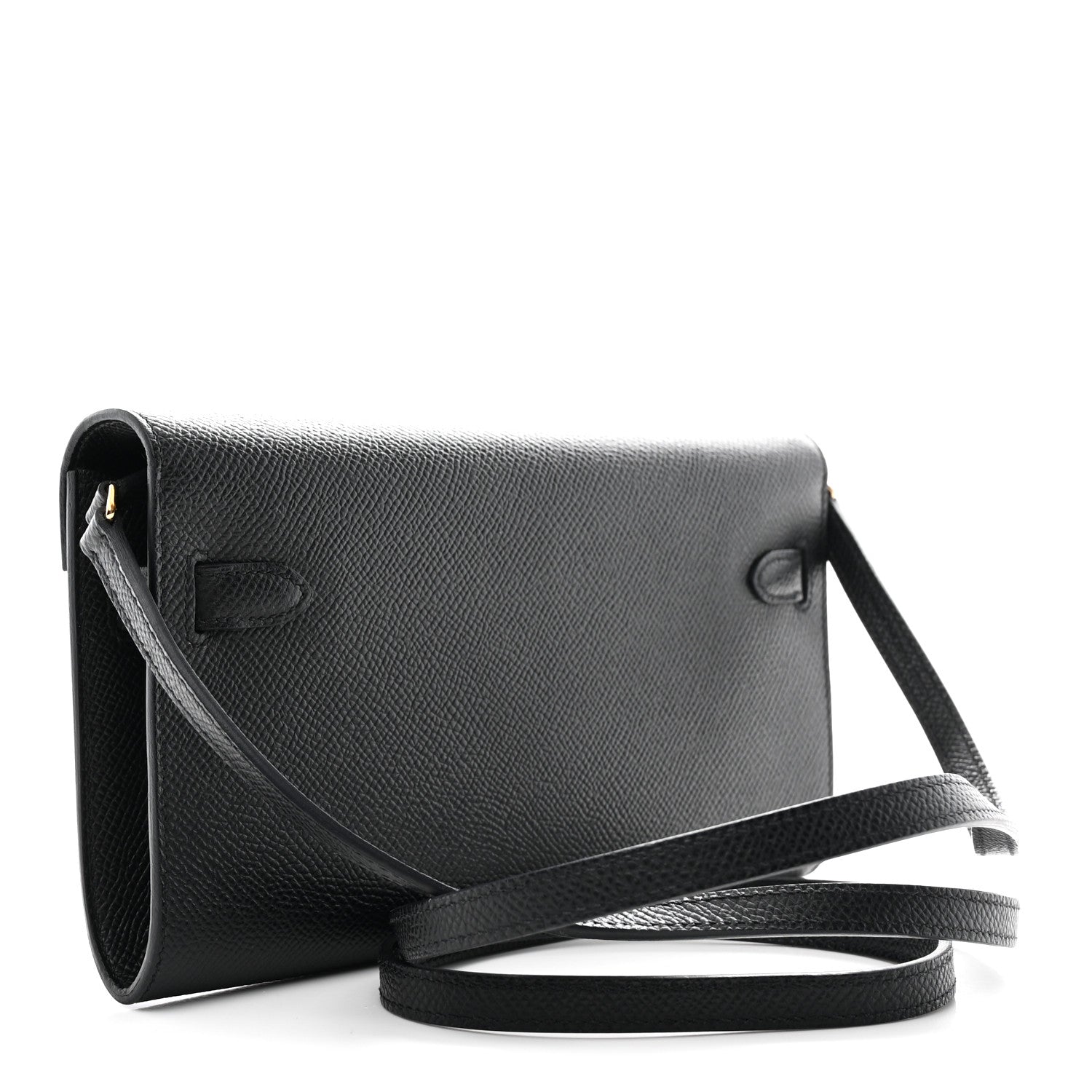 Hermes Epsom Kelly Wallet To Go Black 3 of 12