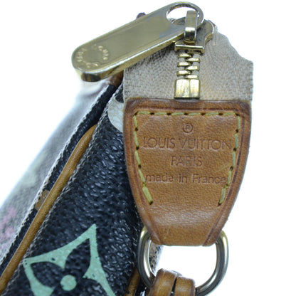 Louis Vuitton Monogram Multicolor Pochette Accessories Black 10 of 10