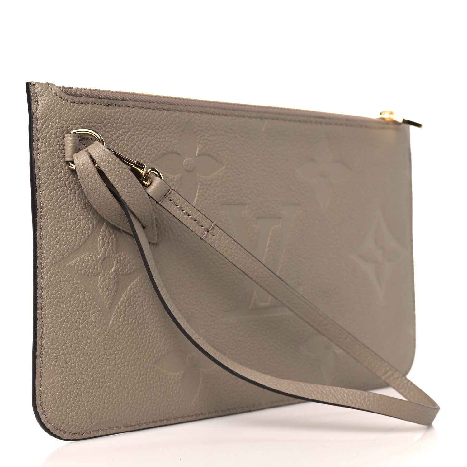 Louis Vuitton Empreinte Monogram Giant Neverfull MM Pochette Tourterelle 3 of 5