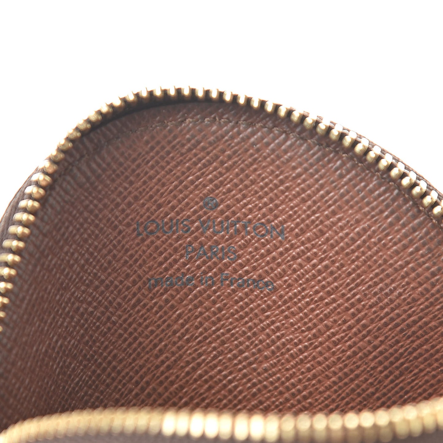 Monogram Round Coin Purse