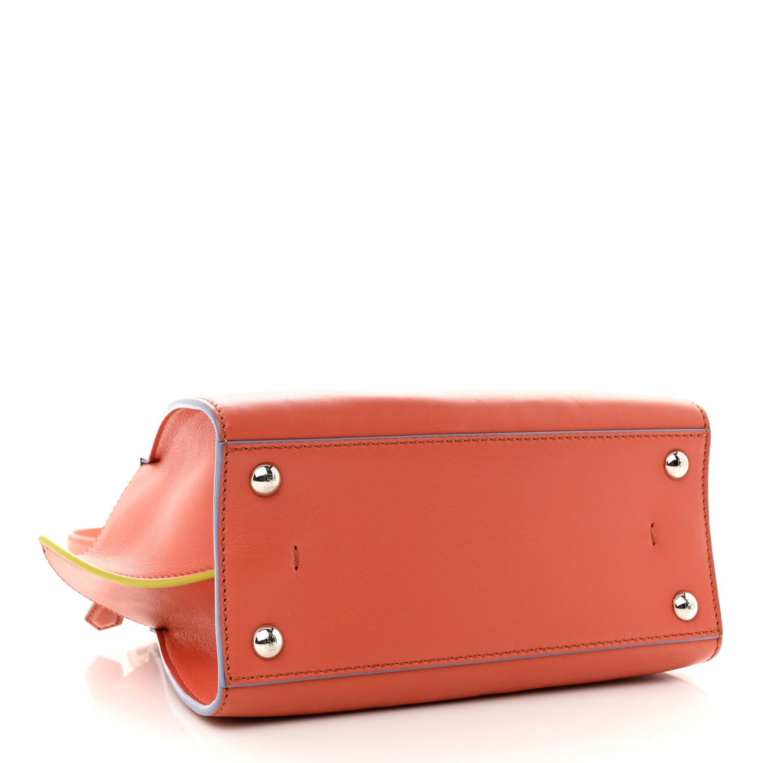 Fendi Vitello Dolce Mini 3jours Tote Rosso Pimento 4 of 13