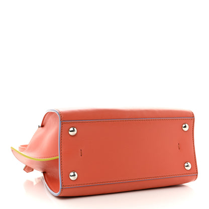 Fendi Vitello Dolce Mini 3jours Tote Rosso Pimento 4 of 13