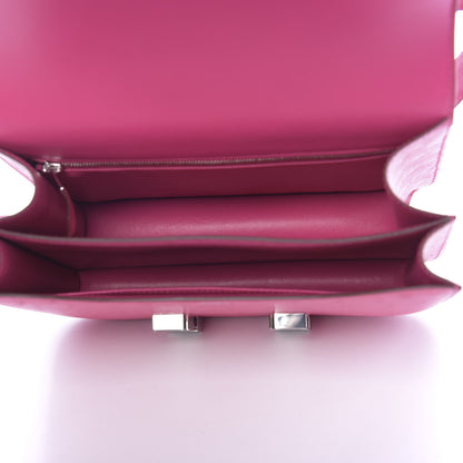 Hermes Ostrich Constance 24 Rose Tyrien 5 of 11