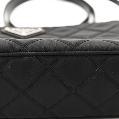 Prada Nylon Tessuto Impuntu Quilted Crossbody Bag Black 10 of 10