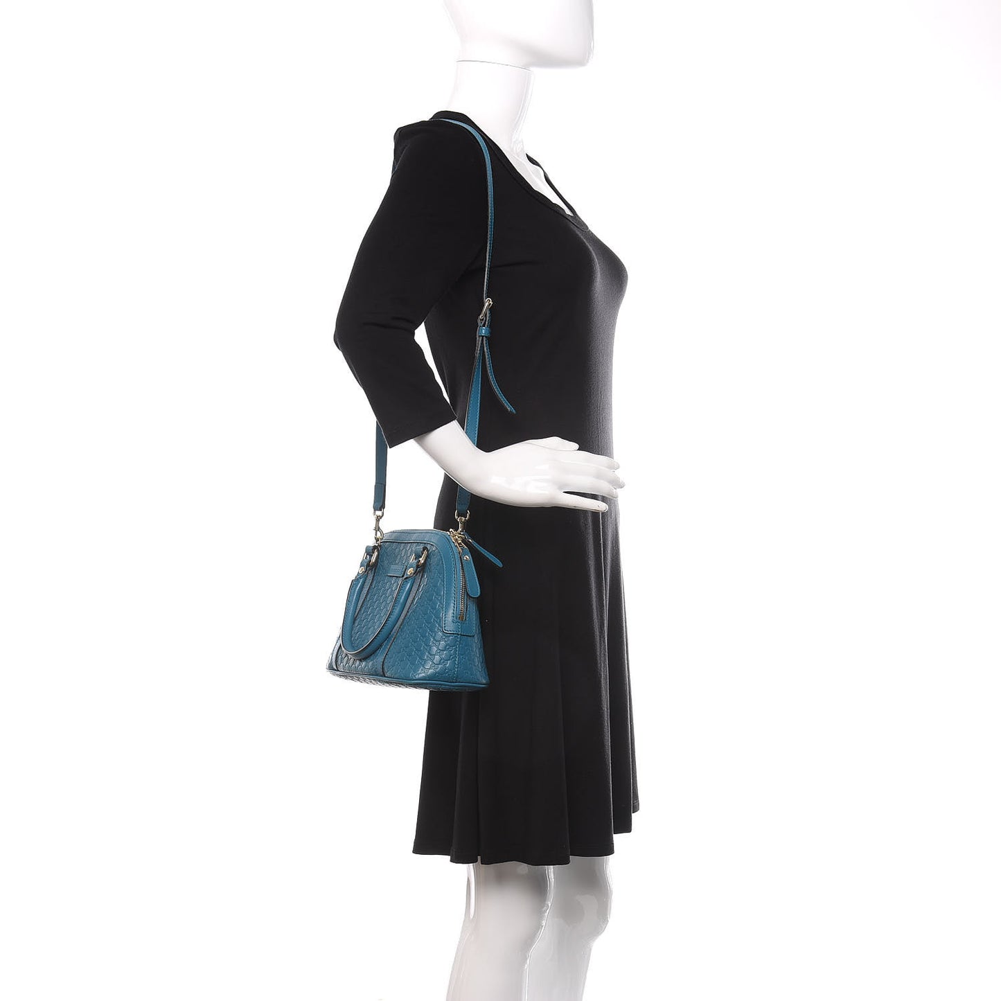 Microguccissima Mini Dome Bag Deep Cobalt