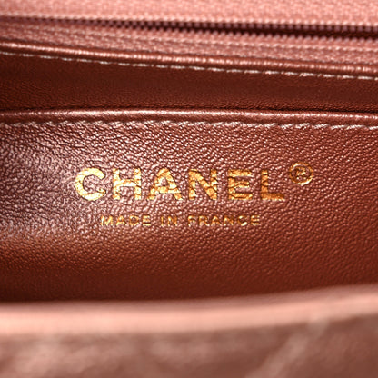 Chanel Metallic Grained Calfskin Quilted 2.55 Reissue Mini Flap Copper Pink 6 of 13