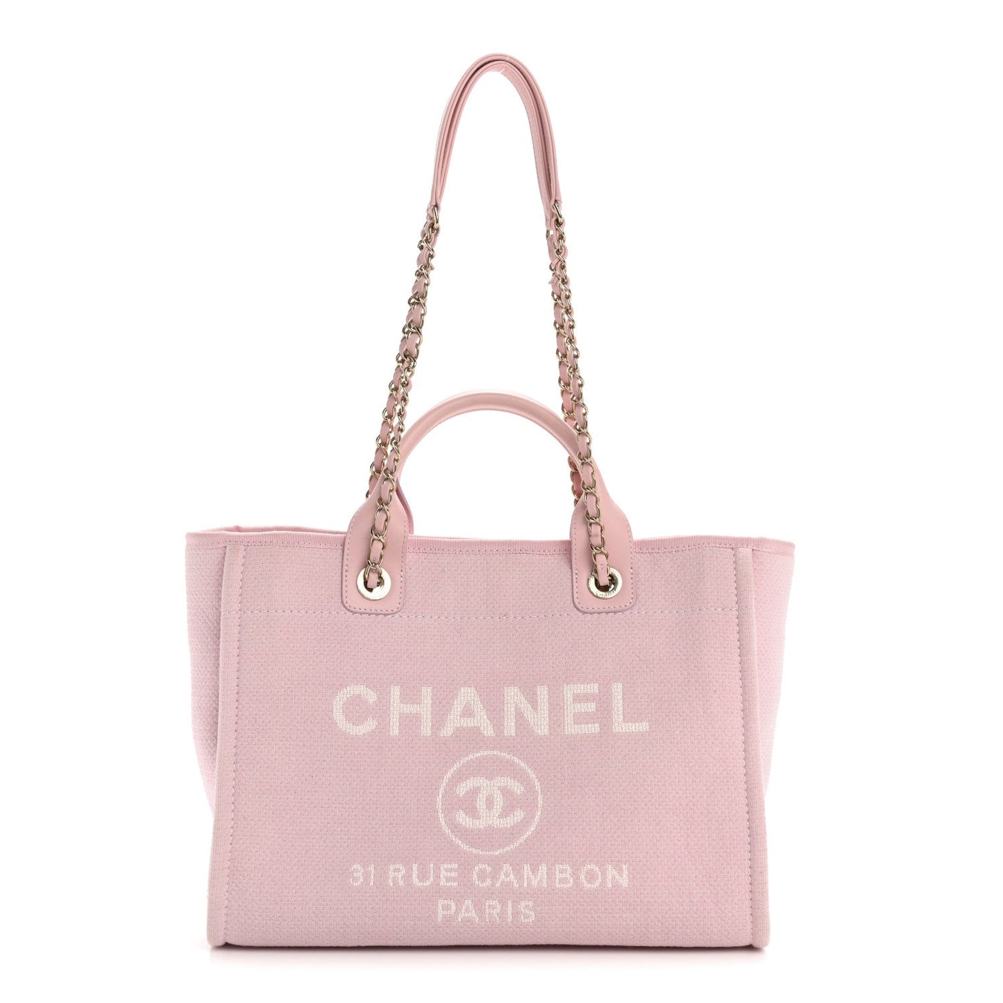 Mixed Fibers Small Deauville Tote Pink
