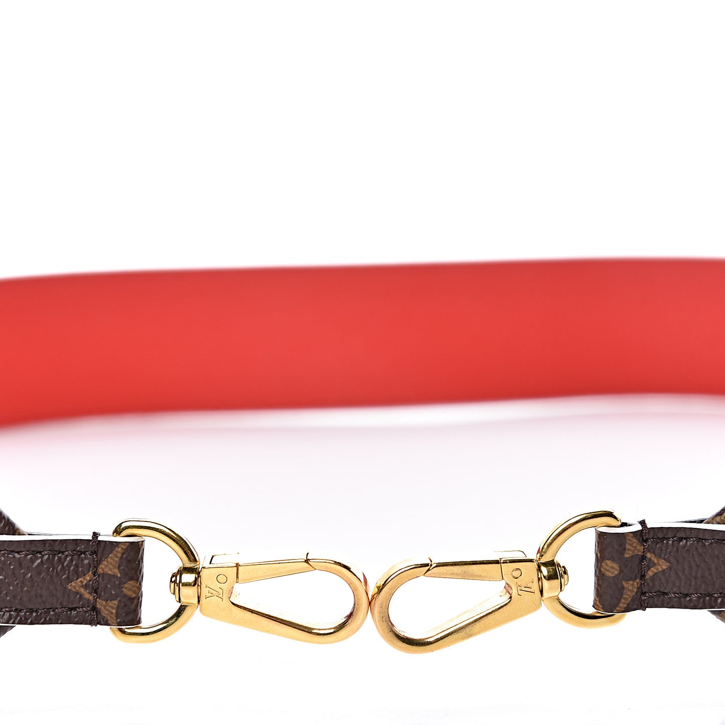 Monogram Bandouliere Shoulder Strap Red