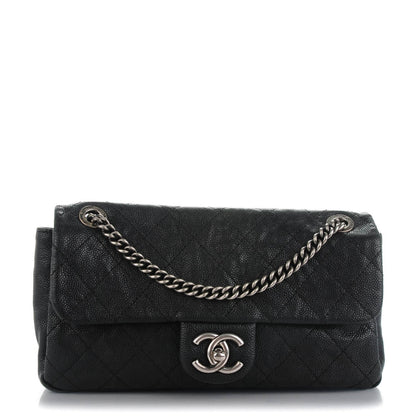 Chanel Caviar Quilted Medium Simply CC Flap Black 1 of 7