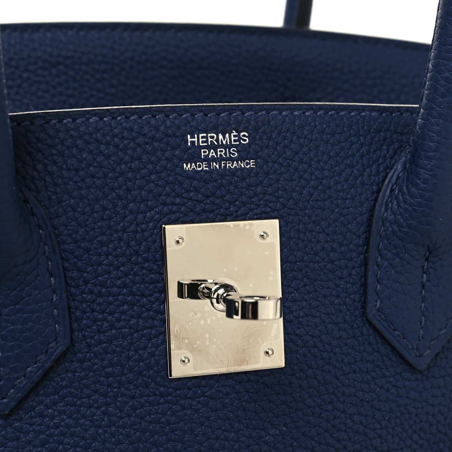Hermes Togo Birkin 30 Bleu Saphir 6 of 10