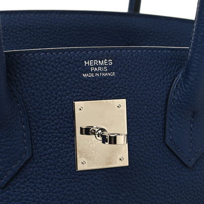 Hermes Togo Birkin 30 Bleu Saphir 6 of 10