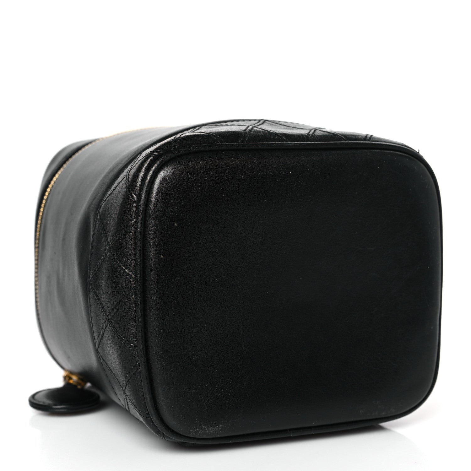 Chanel Lambskin Vanity Cosmetic Case Black 4 of 11