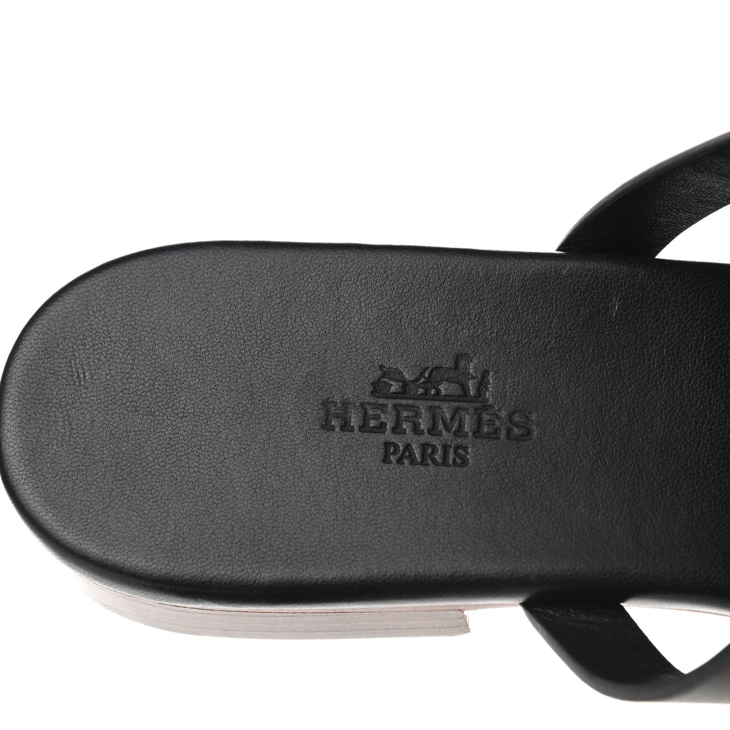 Calfskin Camelia Sandals 37.5 Black