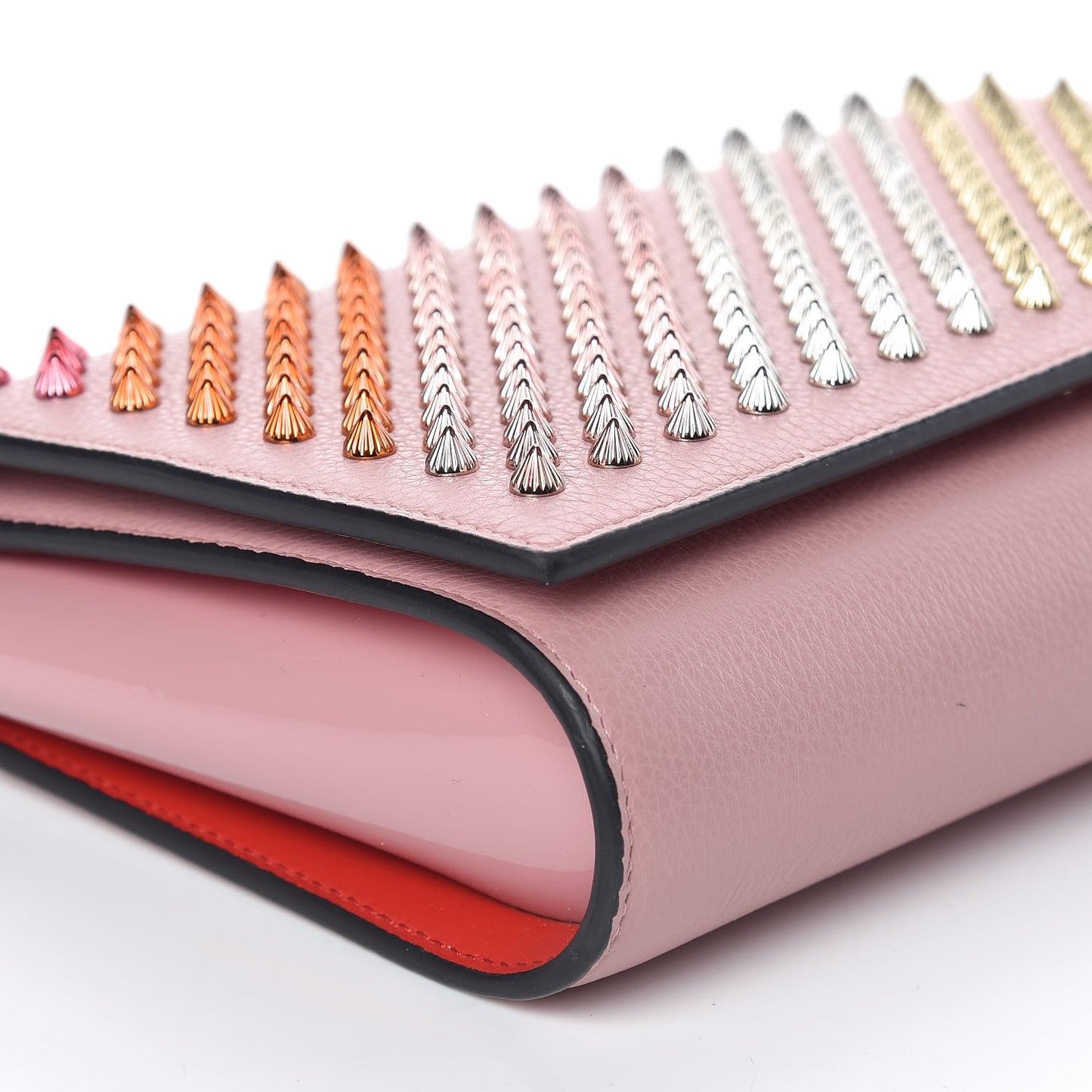 Calfskin Spikes Multimetal Paloma Clutch Voile