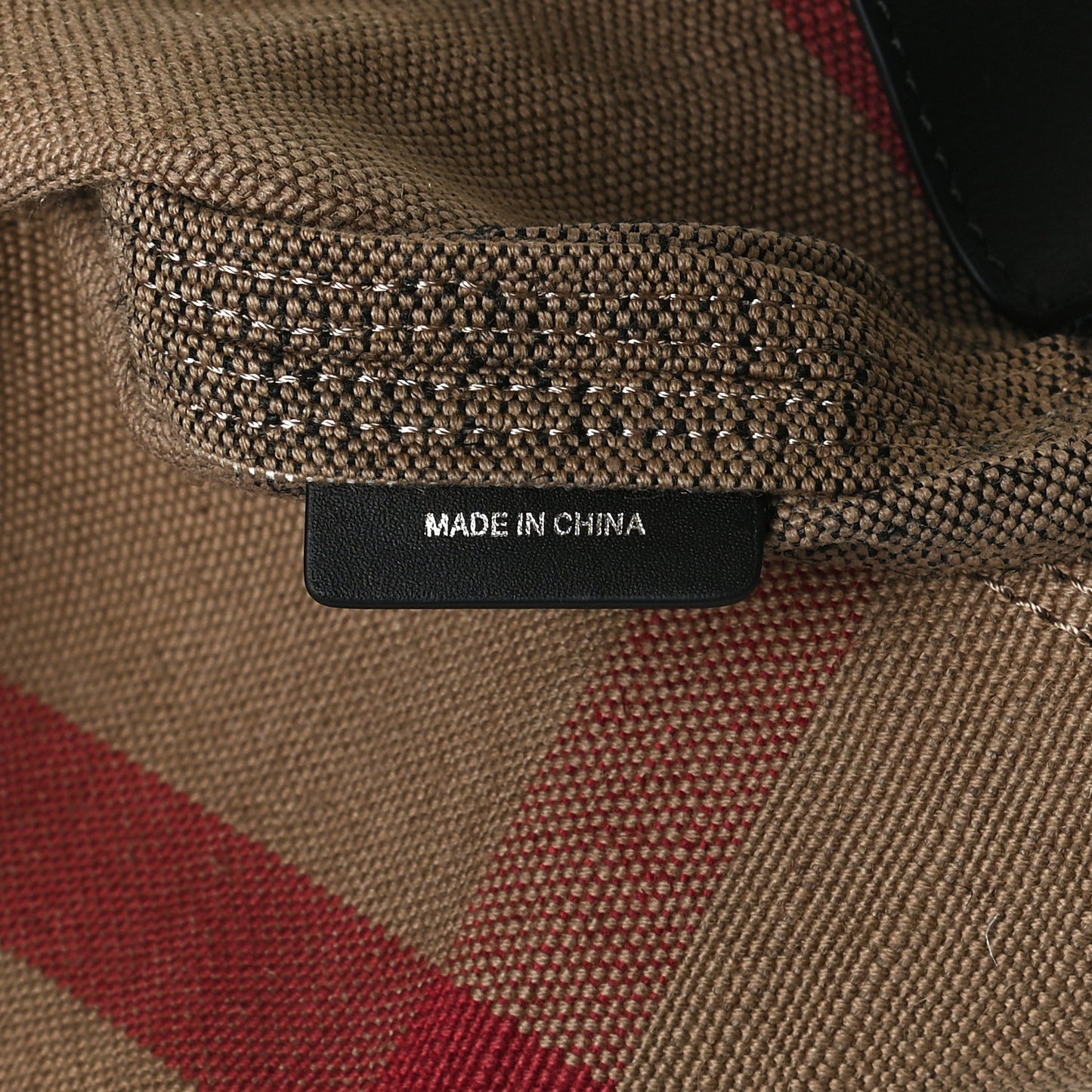 Canvas Mega Check Medium Ashby Hobo Black