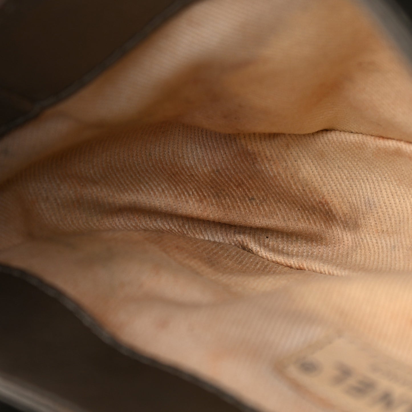 Metallic Aged Calfskin Quilted Small Flap Gold