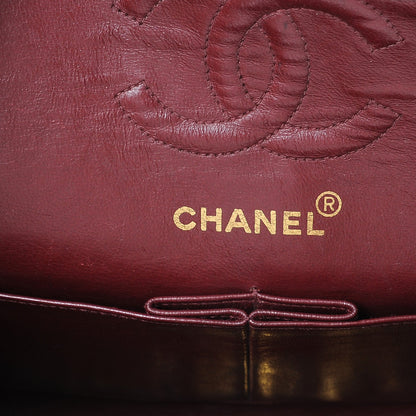 Chanel Lambskin Quilted Medium Double Flap Black 6 of 11