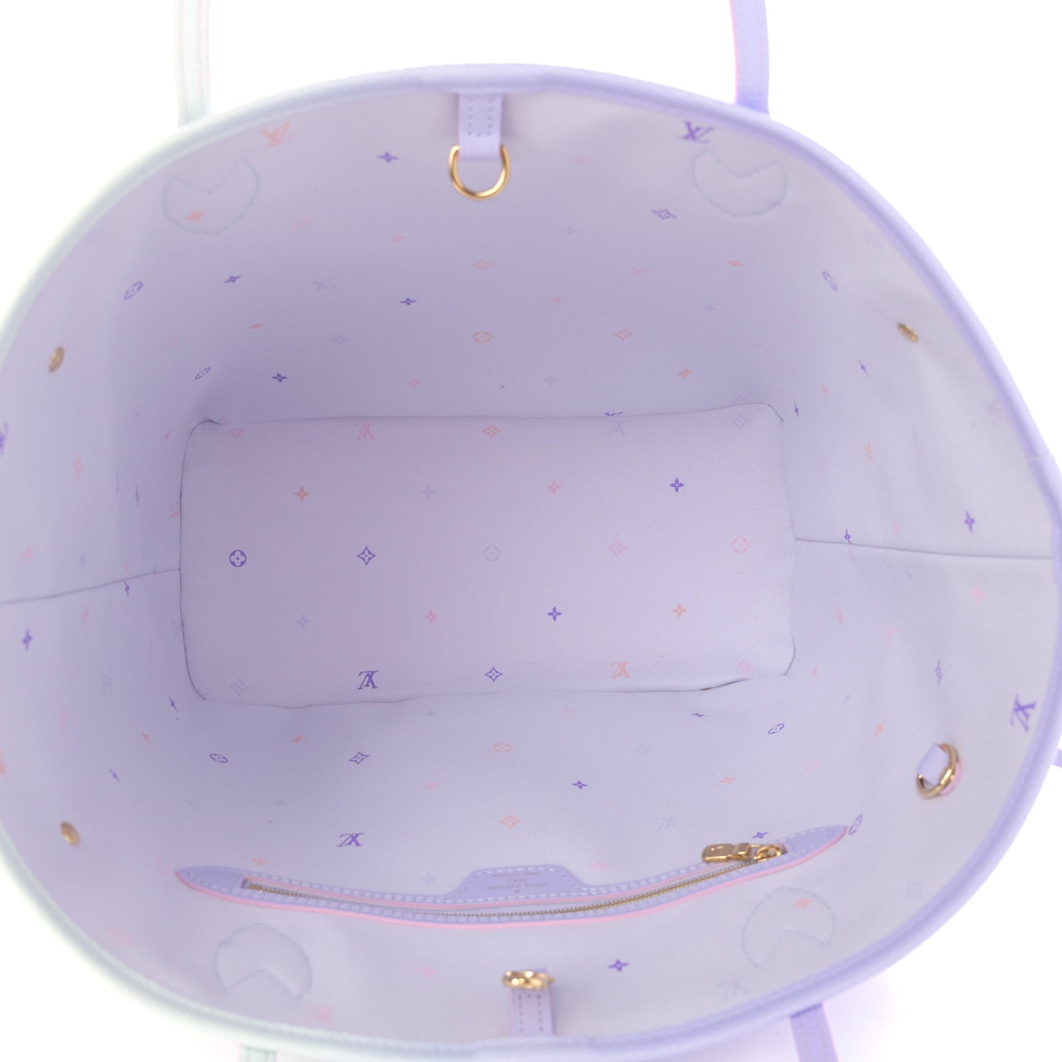 Louis Vuitton Monogram Giant Spring In The City Neverfull MM Sunrise Pastel 6 of 11