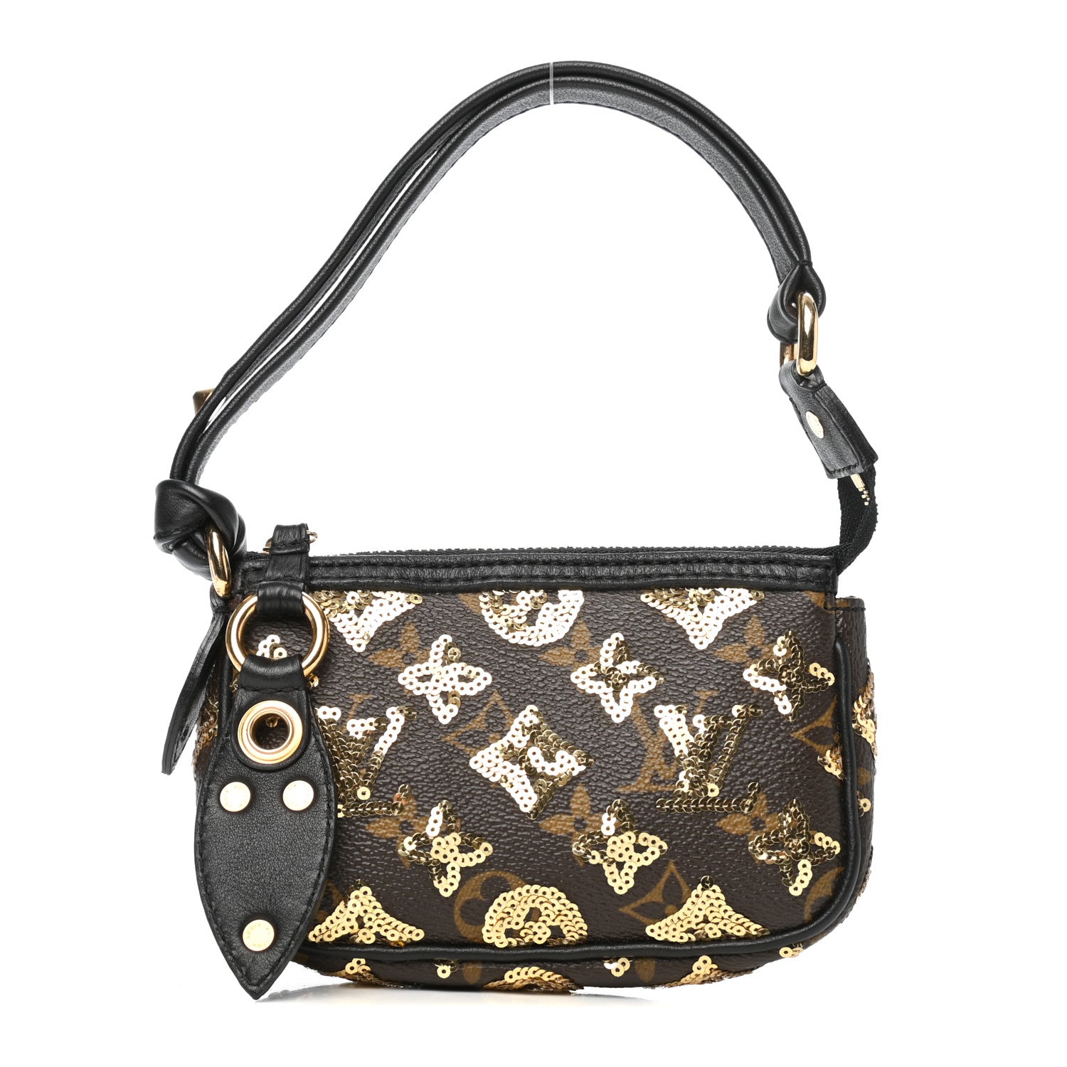 Louis Vuitton Monogram Sequins Eclipse Mini Pochette Gold 1 of 8