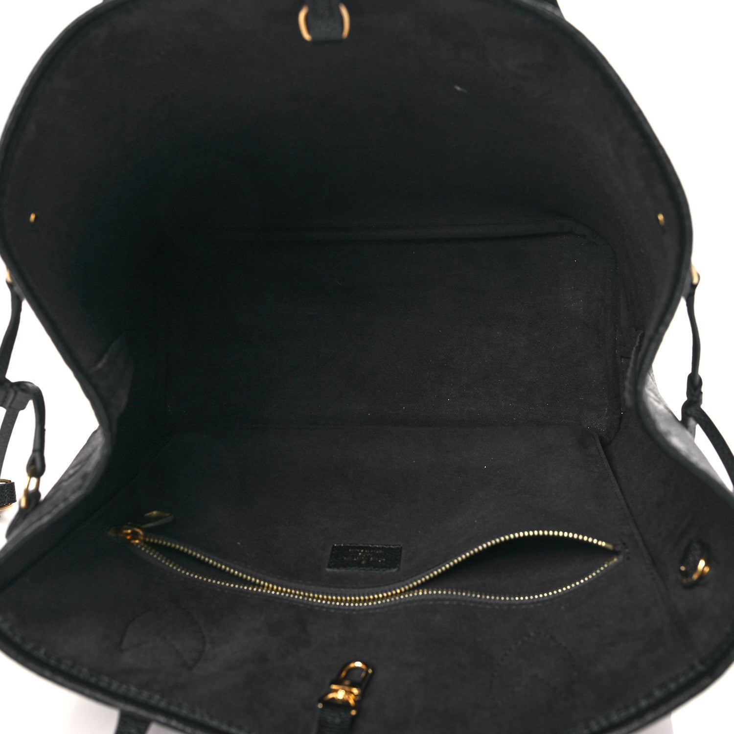 Louis Vuitton Empreinte Monogram Giant Neverfull MM Black 6 of 9
