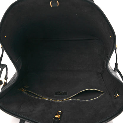 Louis Vuitton Empreinte Monogram Giant Neverfull MM Black 6 of 9