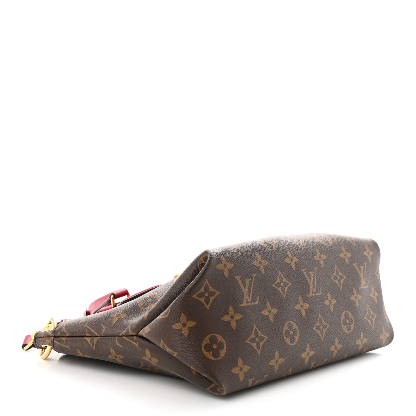 Monogram Flower Zipped Tote PM Lie De Vin