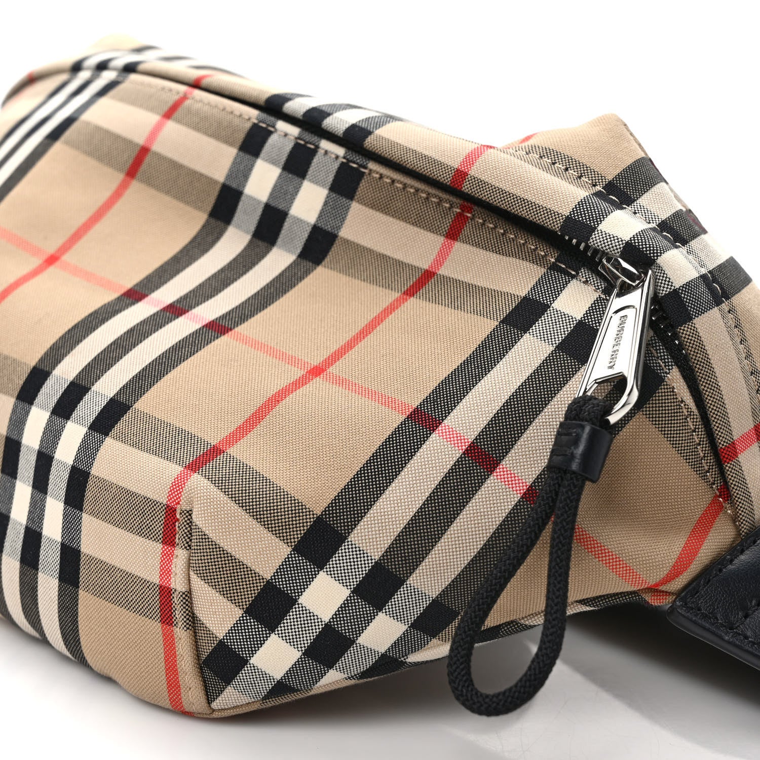 Burberry Bonded Cotton Vintage Check Medium Bum Bag Archive Beige 9 of 9