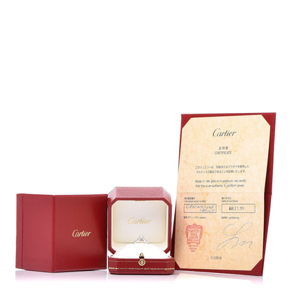 Cartier Platinum .43ct Diamond 1895 Solitaire Engagement Ring 49 4.75 8 of 8