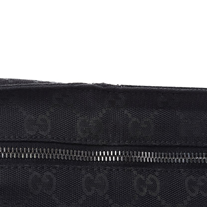Gucci GG Monogram Web Double Pocket Belt Bag Black 9 of 12