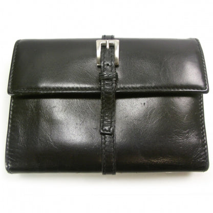 Prada Leather Buckle Wallet Nero 1 of 8