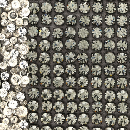 Valentino Garavani Nappa Beaded Embellished Carry Secrets Clutch Silver 7 of 11