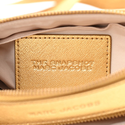 Marc Jacobs Metallic Saffiano Small Snapshot Camera Bag Gold 7 of 12