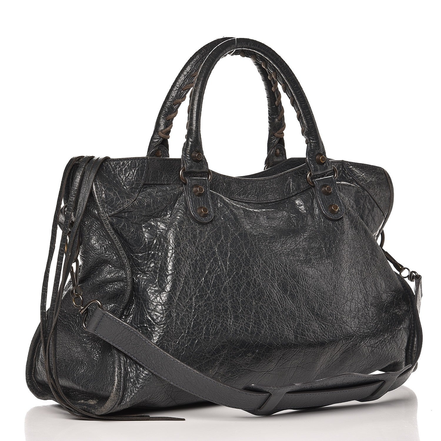 Balenciaga Agneau Classic Hardware City Anthracite 3 of 16