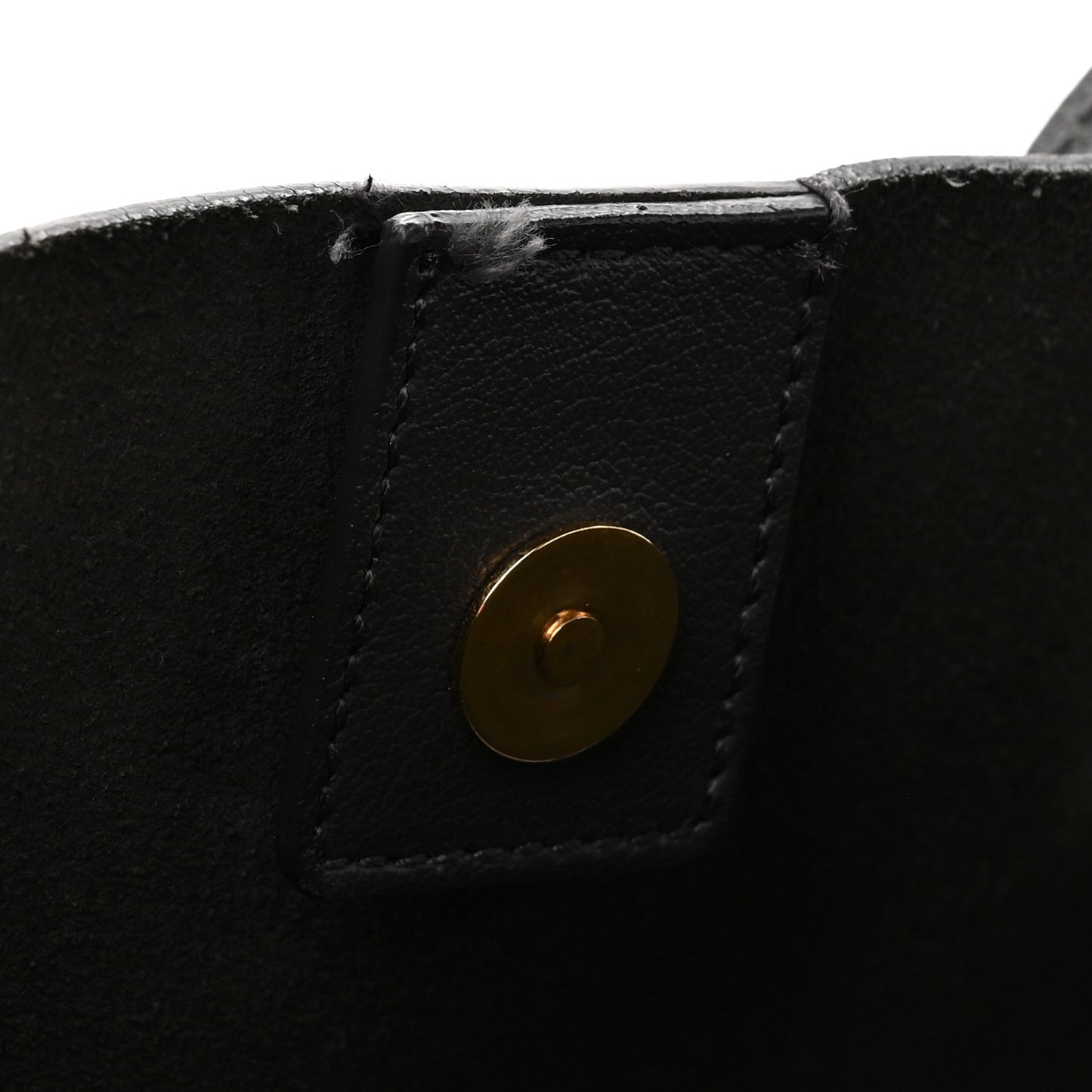 Calfskin Large Shopping Tote Pebble